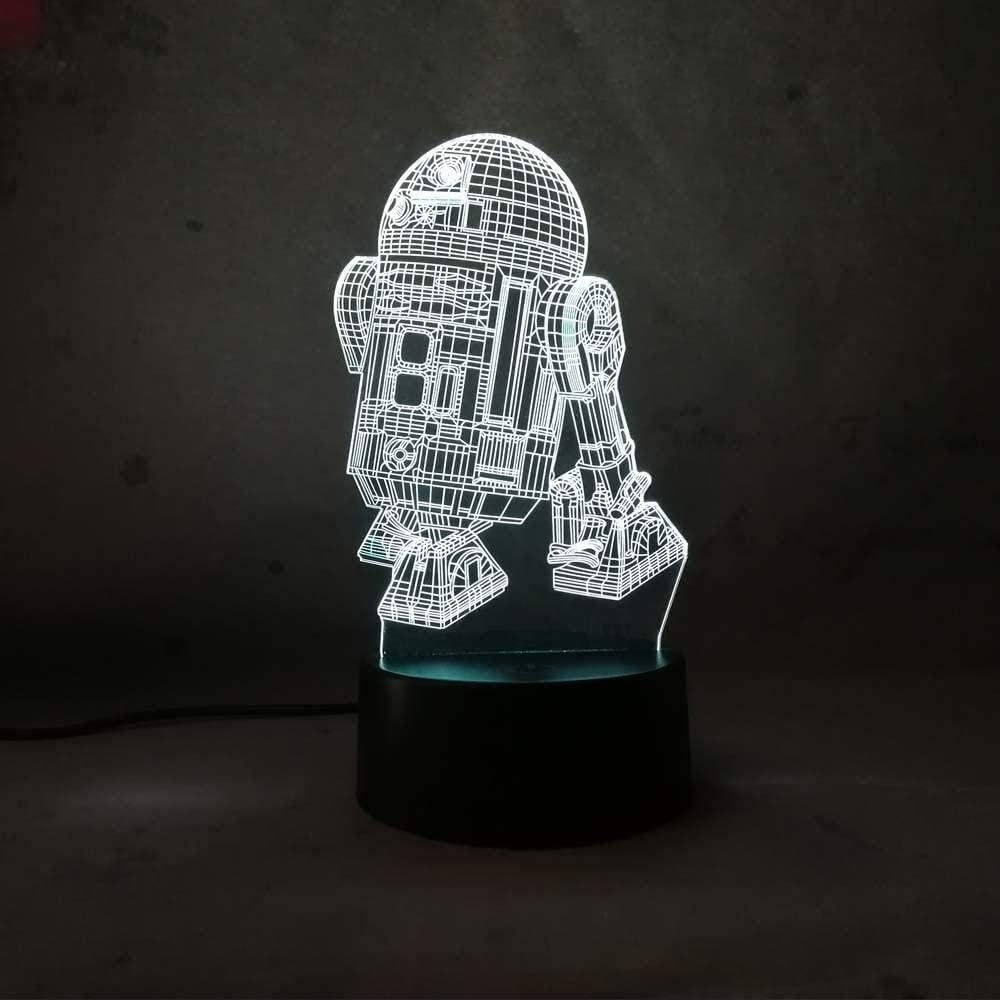 Creativity Night Light Star Wars 3d Optical Illusion Lampe 16 Colors Changing Touch Lamp With Remote Control With Usb Power Cable Bedside Lamps Gifts For Kids Amazon Co Uk Lighting