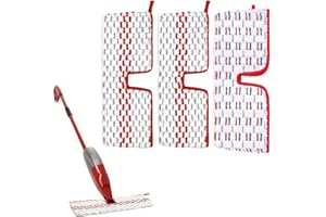 3 Pack Replacement Mop Head Suitable for Vile da Water Spray Cloth O Cedar Promist Max Steam Long-Lasting Easy to Install Mul