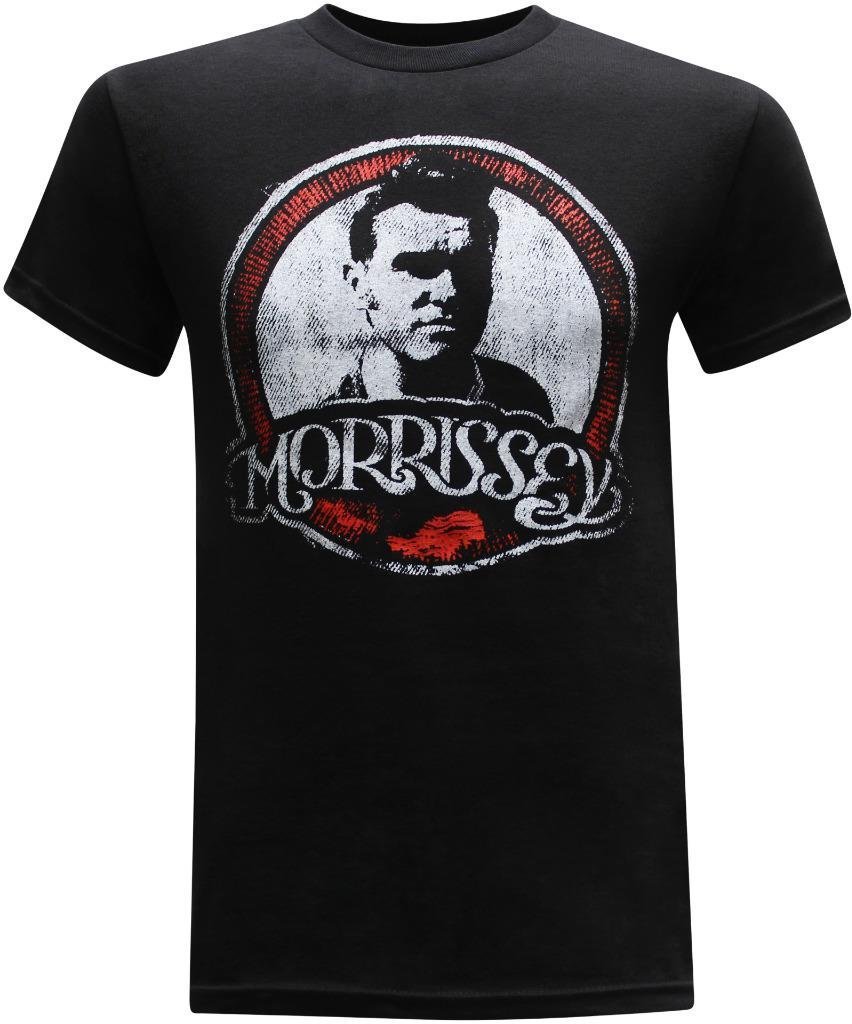 tees geekRock n Roll Men's T-Shirt - The Smiths Morrissey '80s Classic Rock Tees, Vintage Band Short Sleeve Cotton Graphic Shirt