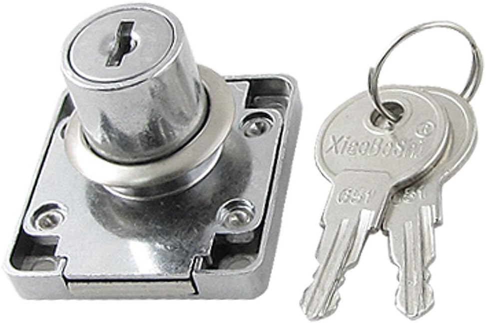 Security Hardware Metall Riegel Drawer Locker Lock w Keys Amazon.de