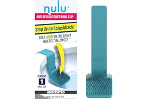 Nulu (1 Pack) Toilet Urine Anti-Splash Clip, Gift for Men and Boys, Unscented, Reduce Urine Splashback, Urine Splash Guard, Potty Training Aid