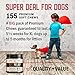 FUR FLOURISH PureRelief Premium Dog Hip and Joint Supplement, Value Pack 155 Soft Chew Treats, Natural Glucosamine Chondroitin MSM Hemp Oil and Turmeric