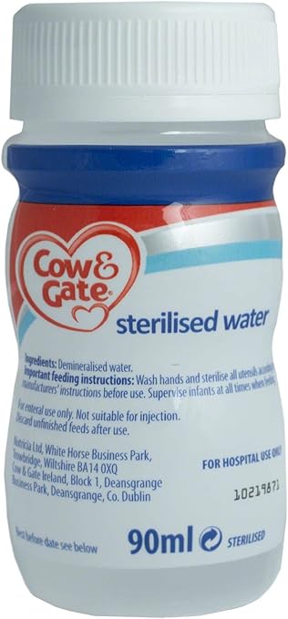 sterilised water for formula