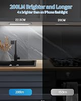 HIBOITEC 3 Color Dimmable Motion Sensor Cupboard Lights, USB-C 1500mAh view 6