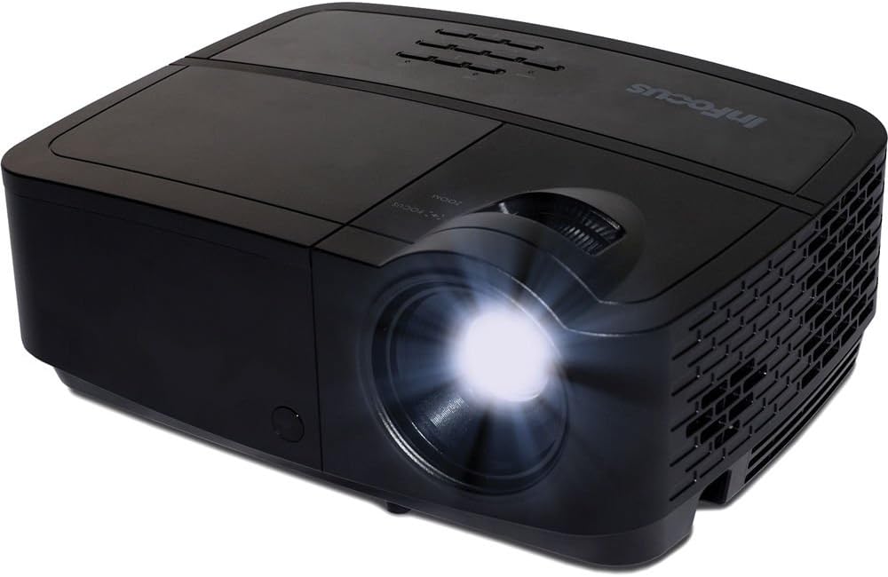 InFocus IN112A 3D Ready DLP Projector EDTV 4:3 800x600 SVGA 15000:1 3000 lm HDMI/USB/VGA Speaker