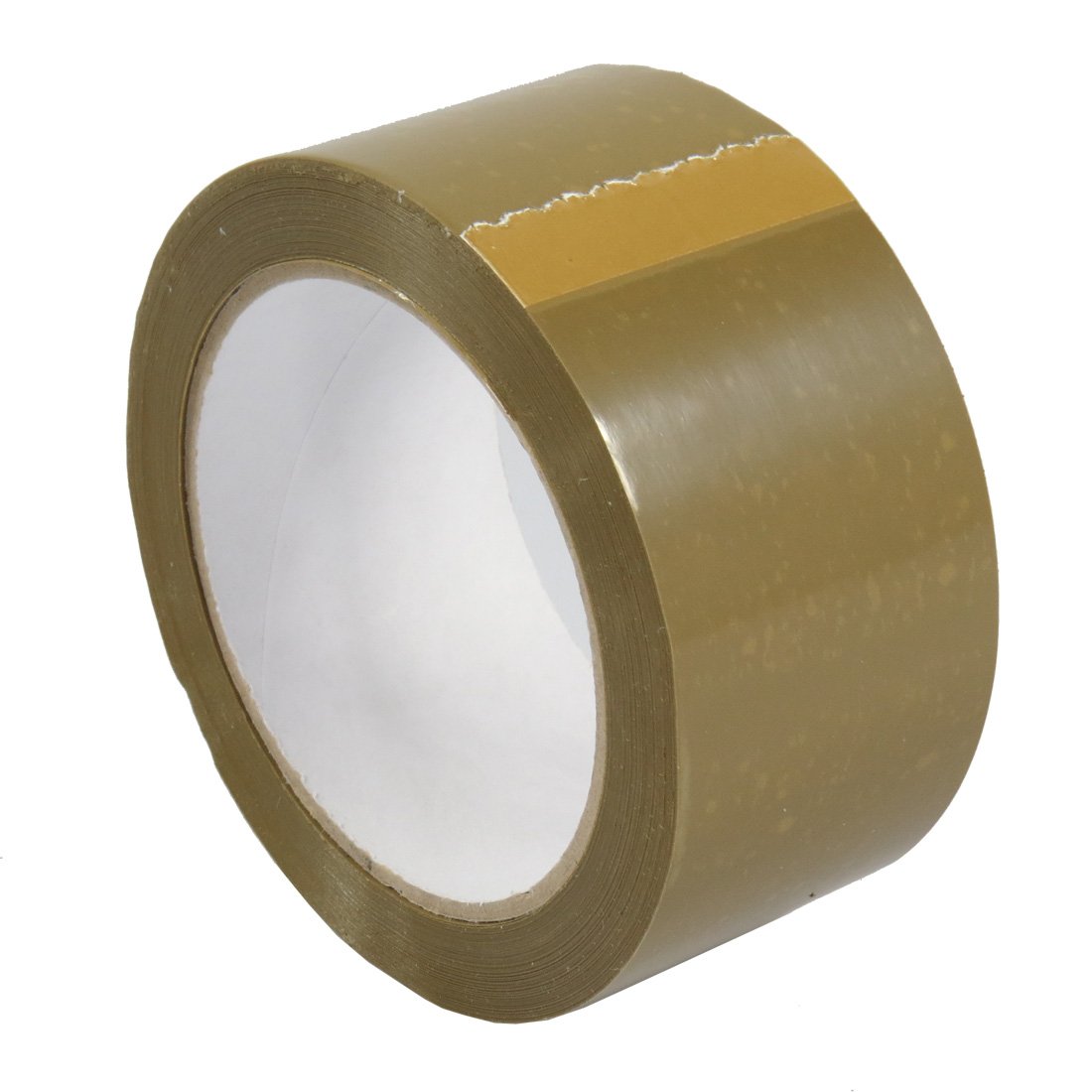 Triplast 48 mm x 66 m Heavy Duty Vinyl PVC Parcel Packing Tape - Buff Brown (Pack of 2)