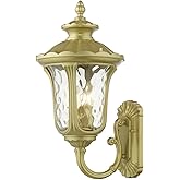 Livex Lighting, 7856-33, Oxford, Outdoor Large Wall Lantern, Soft Gold