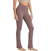ODODOS Cloud Feeling Straight Leg Pants with Back Pocket for Women, High Waist Casual Lounge Yoga Pants- 28" / 30" Inseam