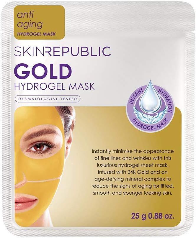 Skin Republic Look Younger Instant Hydration Gold Hydrogel Face Mask Sheet 25g