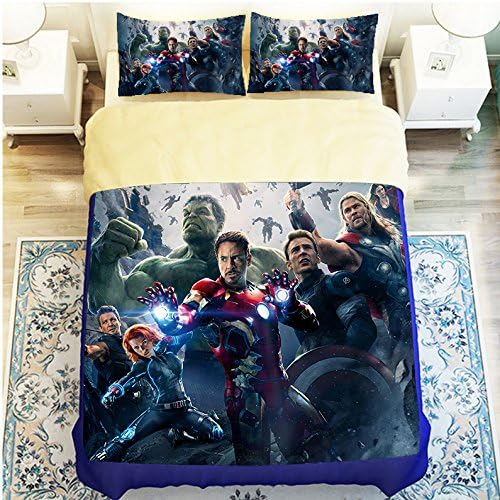 Generic the avengers 4 Piece Duvet Cover Set Queen Size