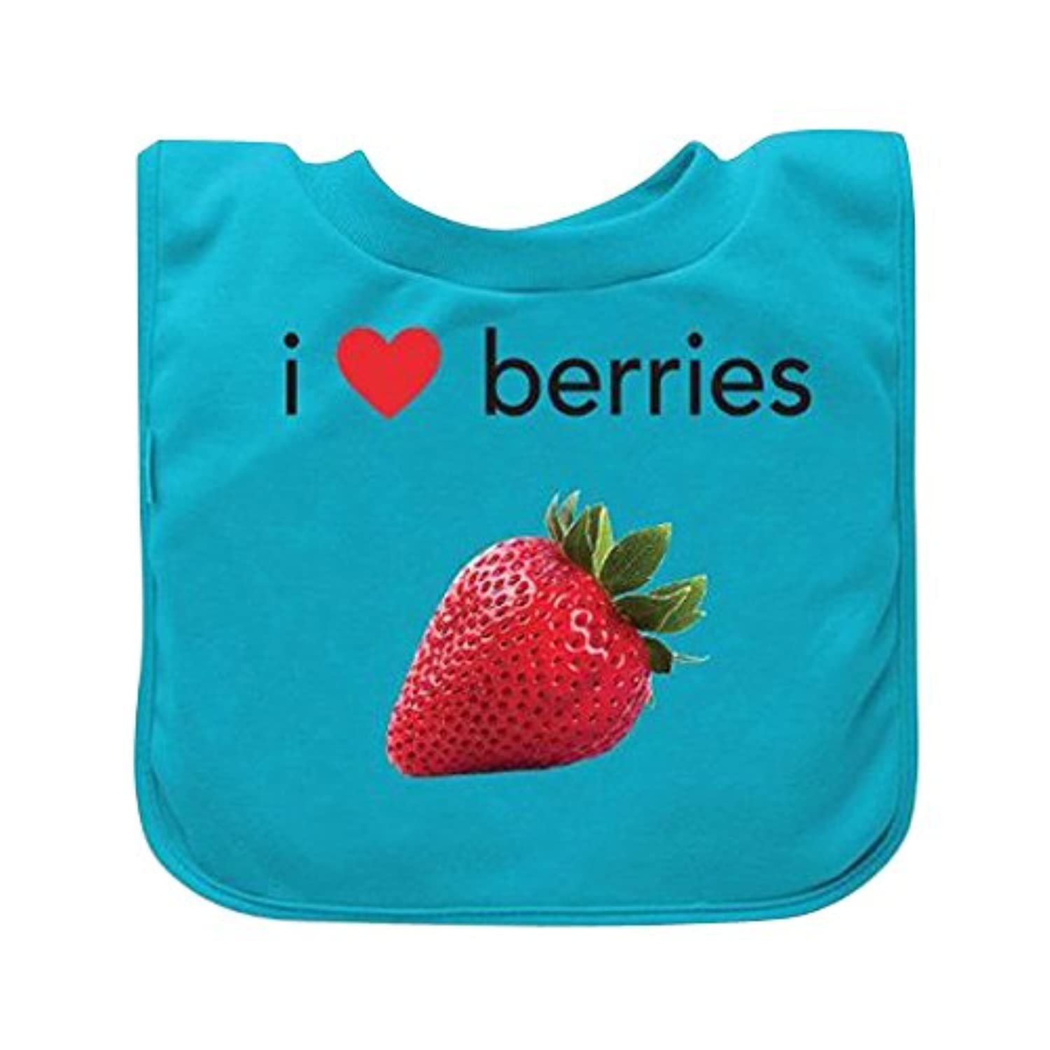 Green Sprouts Baby 100060 Bibs, Aqua Berries, 9-18 Months