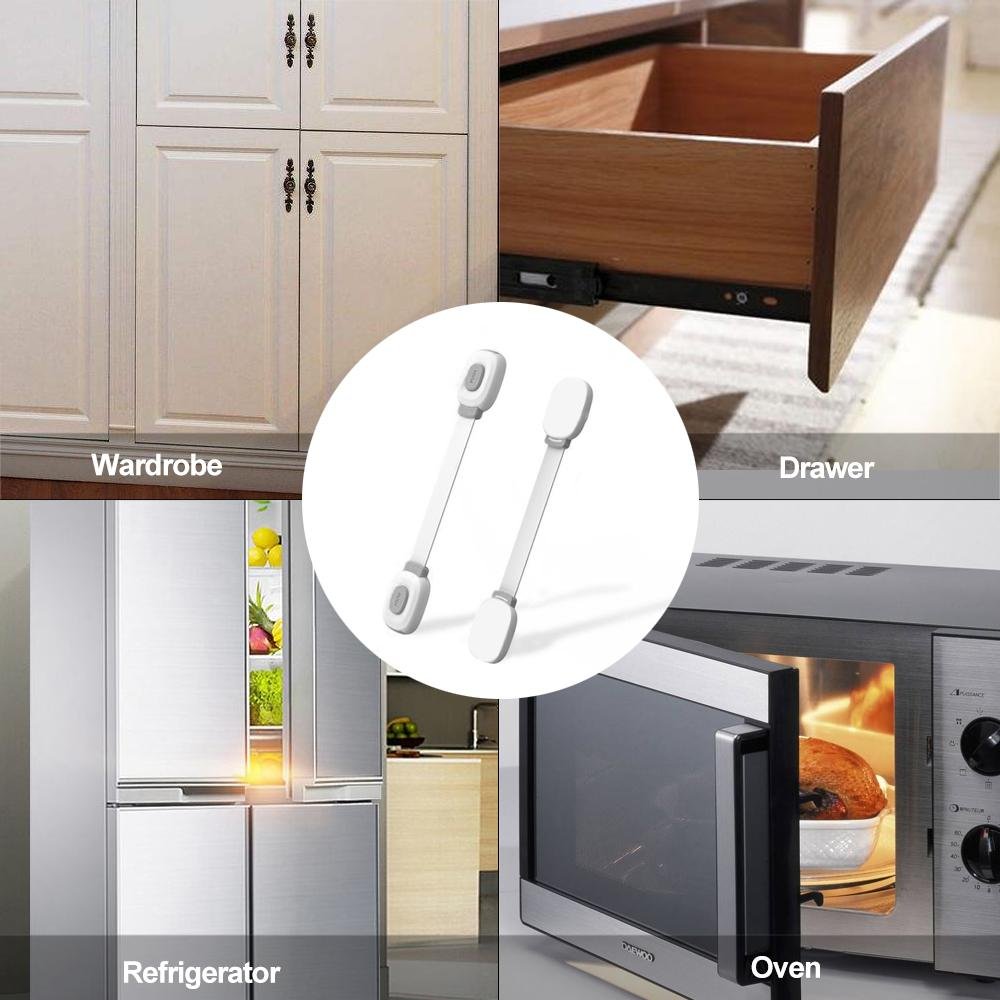 Candados de doble acción: cerraduras de seguridad para bebé, a ...