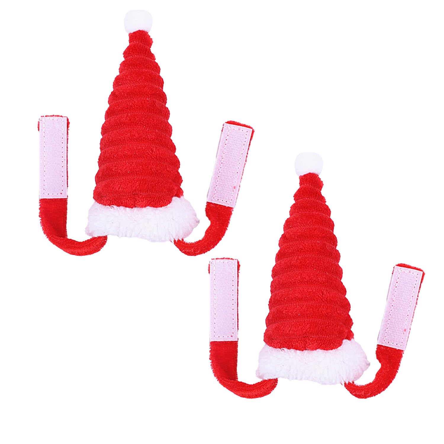 XNHIU 2pcs Hamster Christmas Hat Guinea Pig Santa Hat Pet Christmas Hat Small Animals Head Accessories for Rabbit Hamster Bunny Rats