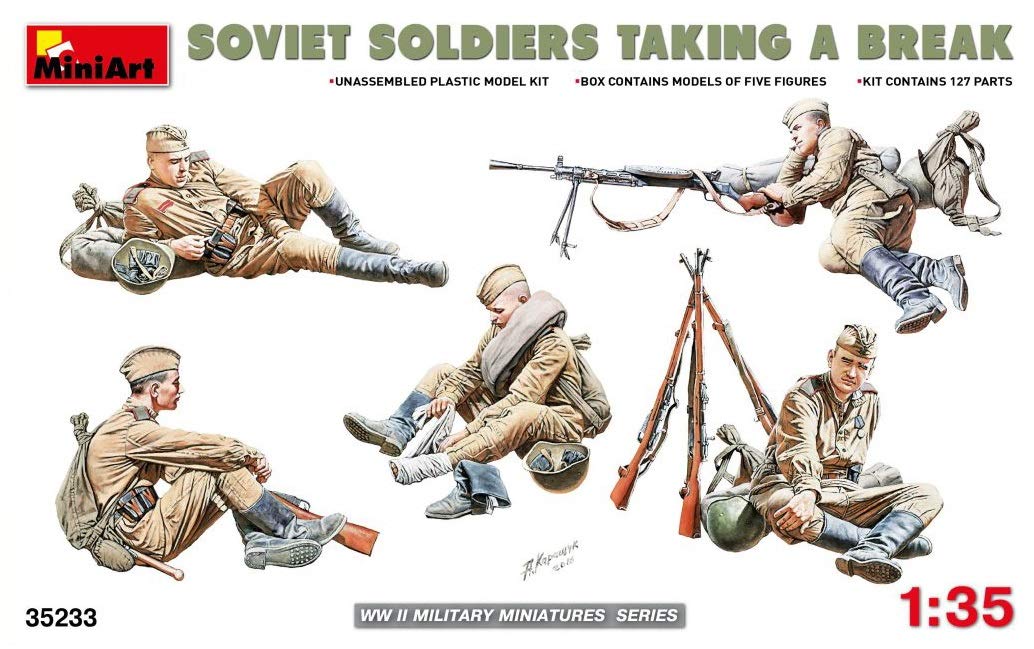 Miniart 1:35 - Soviet Soldiers Taking a Break
