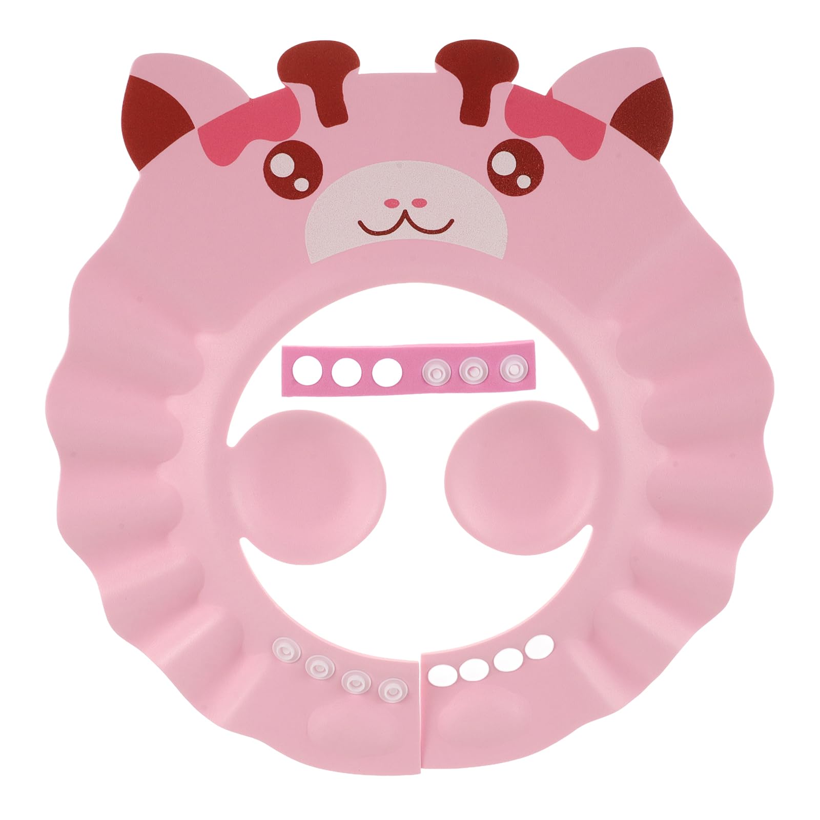 Healifty Baby Shower Cap Waterproof Eva Kids Hair Wash Shield Soft Bathing Hat Protects Eyes and Ears for Toddlers 12X12 Inch