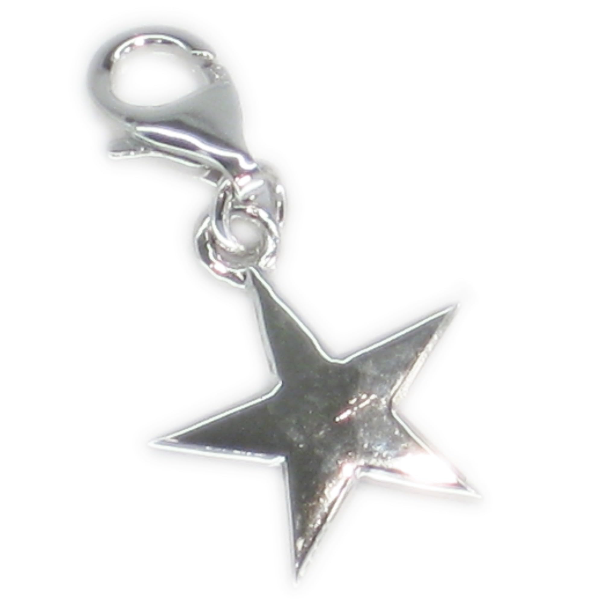 Maldon Jewellery Star sterling silver charm with clip fitting .925 x 1 Stars Charms