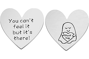 FAADBUK Pocket Hug Ghost Hug Token You Can’t Feel It Long Distance Gift Miss You Gift Valentine’s Day Gift