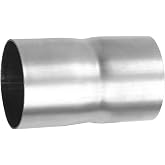 2.125&rdquo;ID to 2.125&rdquo;ID Exhaust Adapter, Stainless Steel Exhaust Pipe Connector Reducer, Universal 2.125 Inch to 2.125 Inch Kit