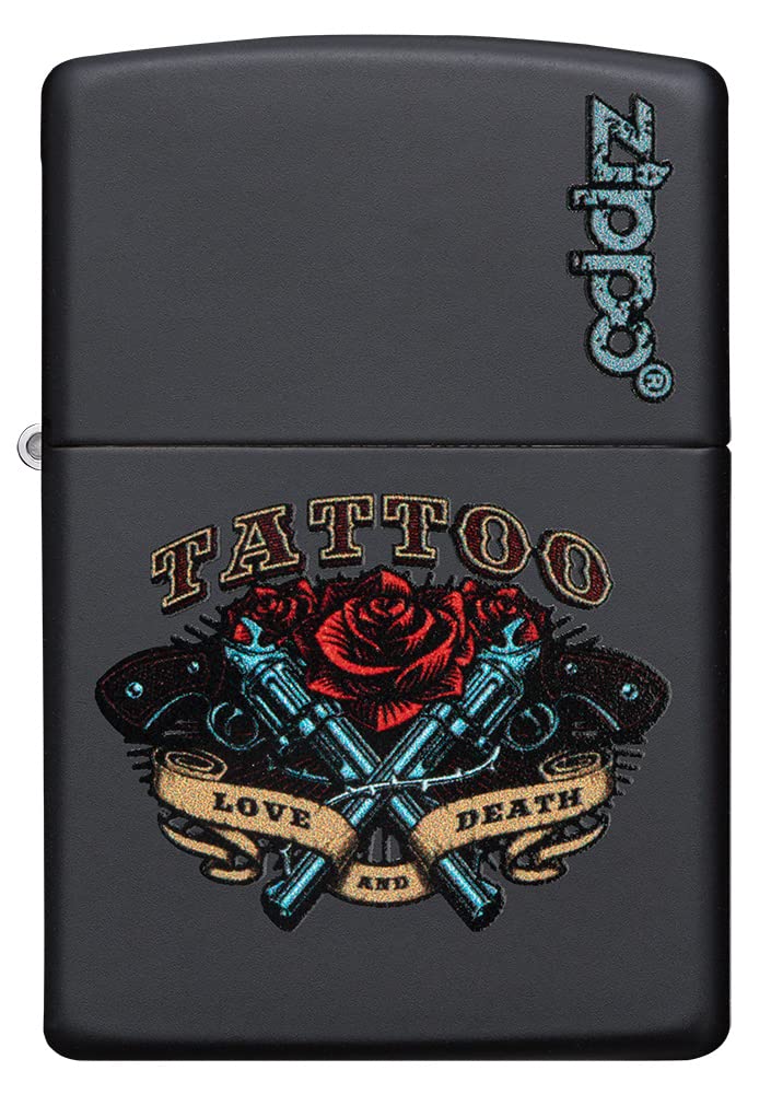 Zippo Lighter, Black Matte, One Box (48093-000002)