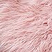 Ojia Super Soft Fuzzy Shaggy Mongolian Lamb Faux Fur Throw Blanket Plush Warm Cozy Elegant Long Bedding Cover Chic Decorative for Sofa Floor-50”x 60”,Pink