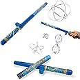 Dan&Dre Fun Fly Stick Electric Static Wand Science Kit ， Education Toys Amazing Levitation Wand with 10pc Flying Shapes