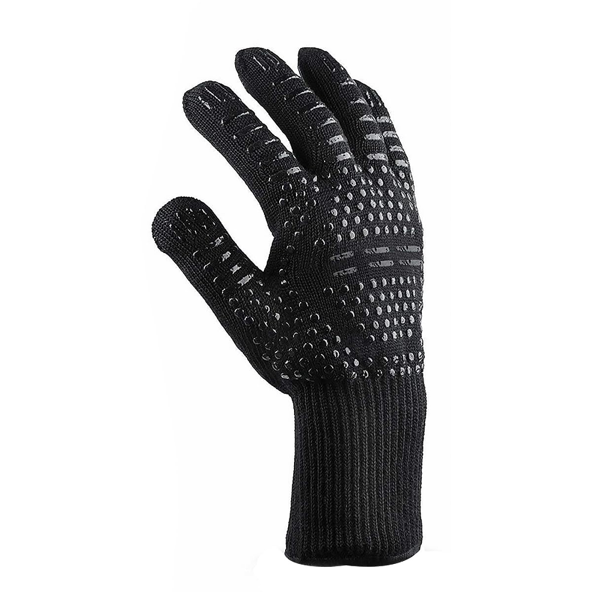 Tiardey Barbecue Gloves Oven Gloves Heat Resistant Fireproof Gloves 500°C Heat Resistant for Cooking Barbecue Baking Welding Welding