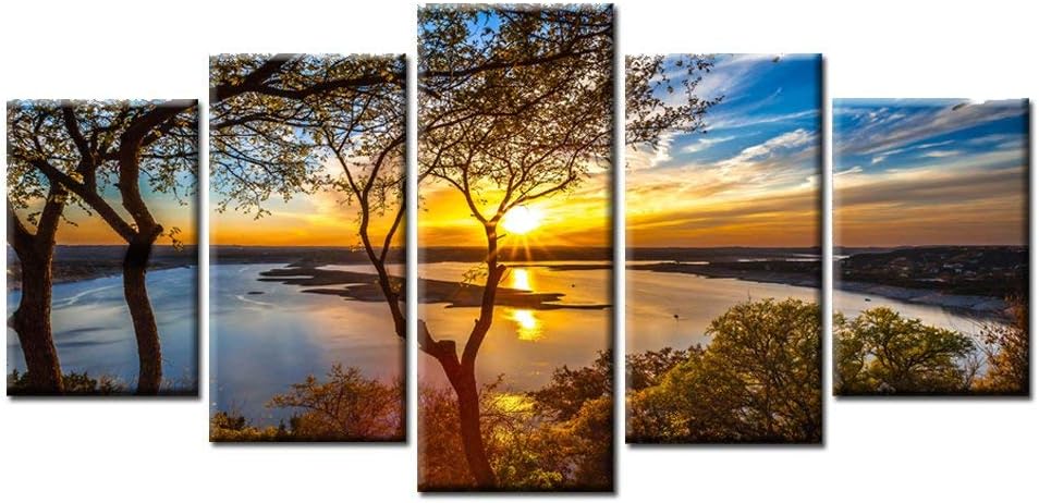 The Best Nature 5 Piece Canvas Wall Art - Home Previews