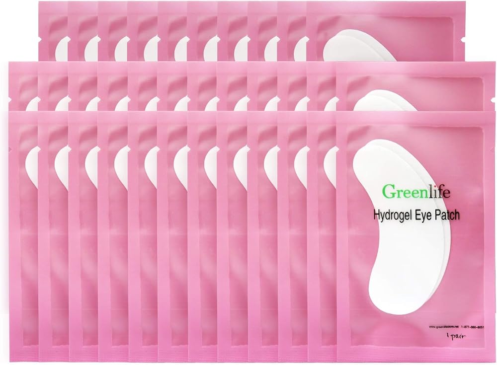 GreenLife 150 Pairs Eyelash Under Eye Gel Patches Lint Free Collagen Pads