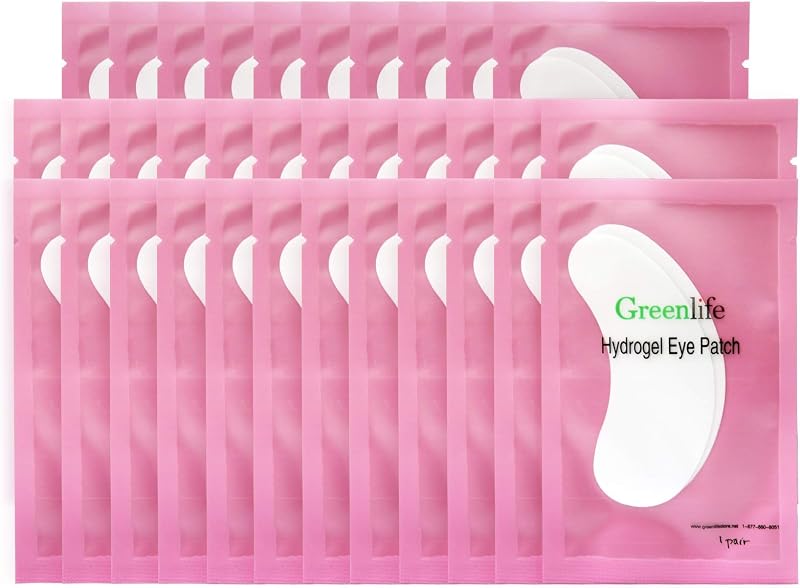 GreenLife 150 Pairs Eyelash Under Eye Gel Patches Lint Free Collagen Pads