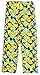 Bioworld Pokemon Pikachu All Over Sleep Pants, Multi, Large