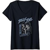 Womens Billy Joel - Always Burning V-Neck T-Shirt