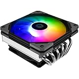 ID-COOLING IS-60 EVO ARGB CPU Cooler LGA1700 CPU Air Cooler 64mm Height Addressable RGB Cooler 5V 3PIN Connector 6 Heatpipes 