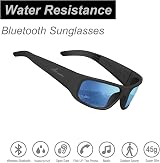 OhO sunshine Water Resistant Open Ear Bluetooth Sunglasses Blue Lens view 3