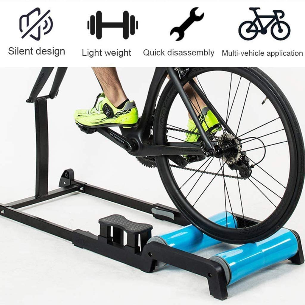 fitness trainer station foldable bicycle road bike indoor cycling