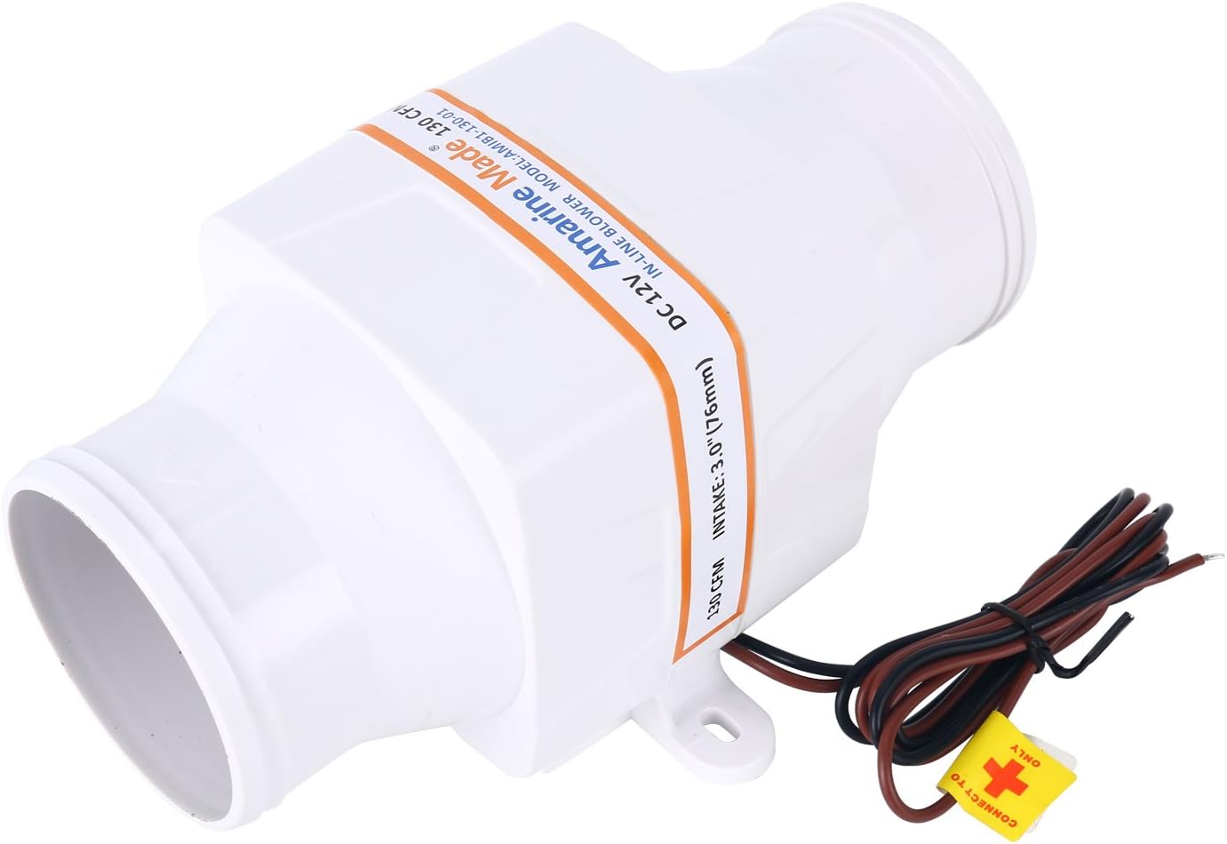 Amarine Made Marine Boat 12v Electric in Line Bilge Air Blower 130cfm 3" : Sports & Outdoors
