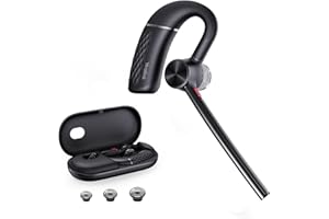 Yealink Bluetooth Headset BH71,Wireless Bluetooth Earpiece with 4 Noise Canceling Microphones,Teams&Zoom Certified,Mute Function,Connect to Cell Phone/Laptops,No Dongle