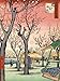 Wee Blue Coo Painting Japanese Woodblock Cherry Blossom Tree Park Art Print Poster Wall Decor 12X16 Inch