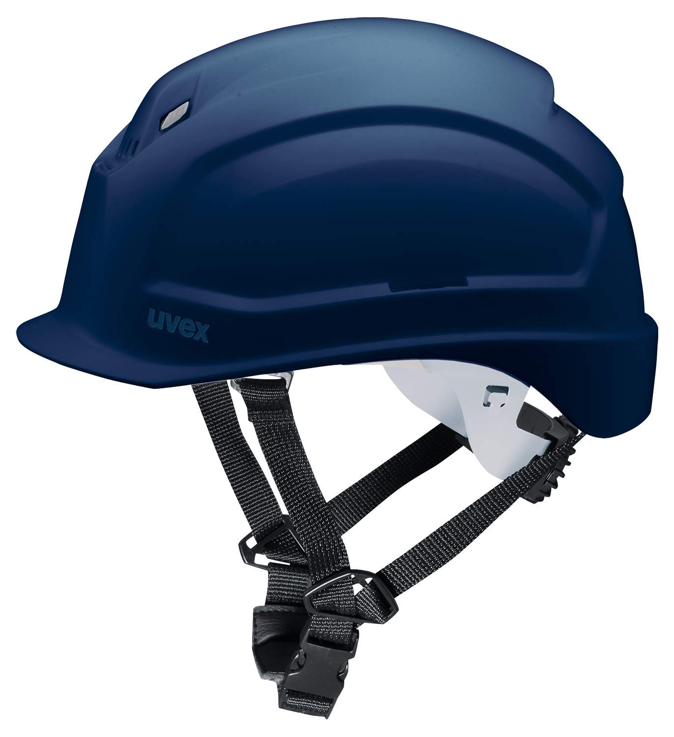 Uvex Pheos S-KR Safety Helmet - Construction Helmet with 4-Point Chin Strap and Ventilation Holes