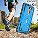 COVRWARE AEGIS Series CASE for LG K10 / LG Premier LTE with Built-in Screen Protector Heavy Duty Full-Body Rugged Holster Armor Case Belt Swivel Clip, Kickstand - Blue