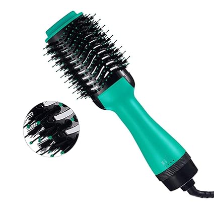 Lxfa Rotating Hot Air Styler Brush For Short Hair 1000w One Step