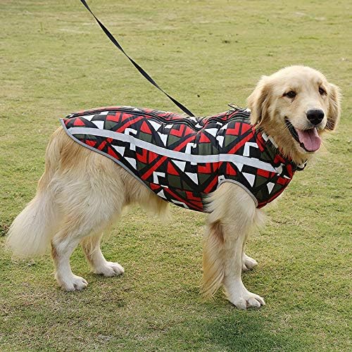 BT Bear Dogs Warm Coats Jackets,Dog Winter Clothes Soft Light Waterproof Coat Vest Padded Puffer For Medium Dogs (3XL, Red Plaid) - Image 5