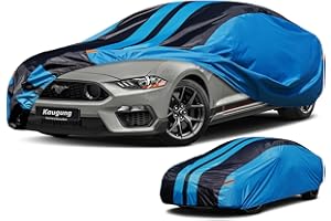 Kaugung Car Cover Waterproof Custom Fit Ford Mustang（1993-2025）, Full Exterior Cover for Automobiles Lightweight Resistant Outdoor Sun UV Rain Dust Snow Wind Protection.