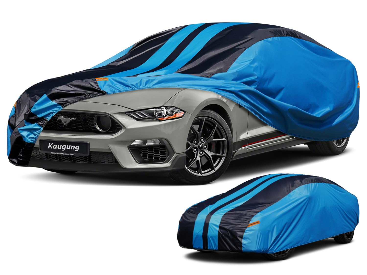 Photo 1 of Kaugung Car Cover Waterproof Custom Fit Ford Mustang?1993-2025?, Full Exterior Cover for Automobiles Lightweight Resistant Outdoor Sun UV Rain Dust Snow Wind Protection.