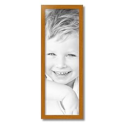 ArtToFrames 9x27 inch Gold Rustic Barnwood Wood