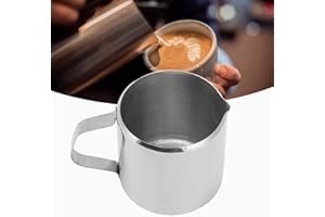 Stainless Steel Milk Frothing Pitcher Straight Body 150ml Food Grade Easy to Frothing Cup Families Restaurants Cafes