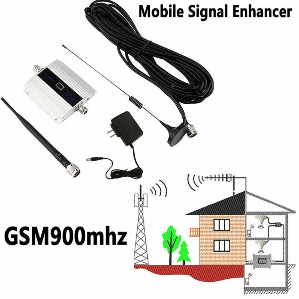 GSM 900MHz Cell Phone Booster Kit, Signal Amplifier Repeater, FCC Approved