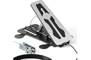 NAWESRVA Universal Dual Brake Car Passenger Side Pedal Set – Stainless Steel Driver Assist Device with Adjustable Stand, Large Area Pedal, Double Bearing System – Ideal for Driving School & Instructor Training
