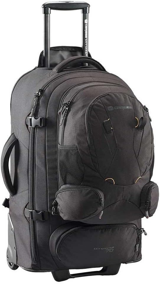 Caribee Casual Daypack Sky Master Daybacktrolley 70 Liters Black 105404