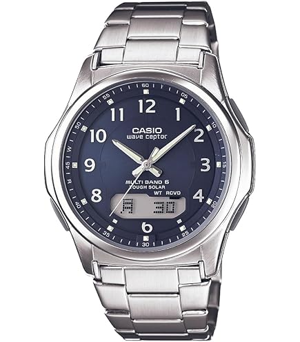 Amazon.com: CASIO WAVE CEPTOR (WVA-M640B-1A2JF) 6 MULTI BANDS