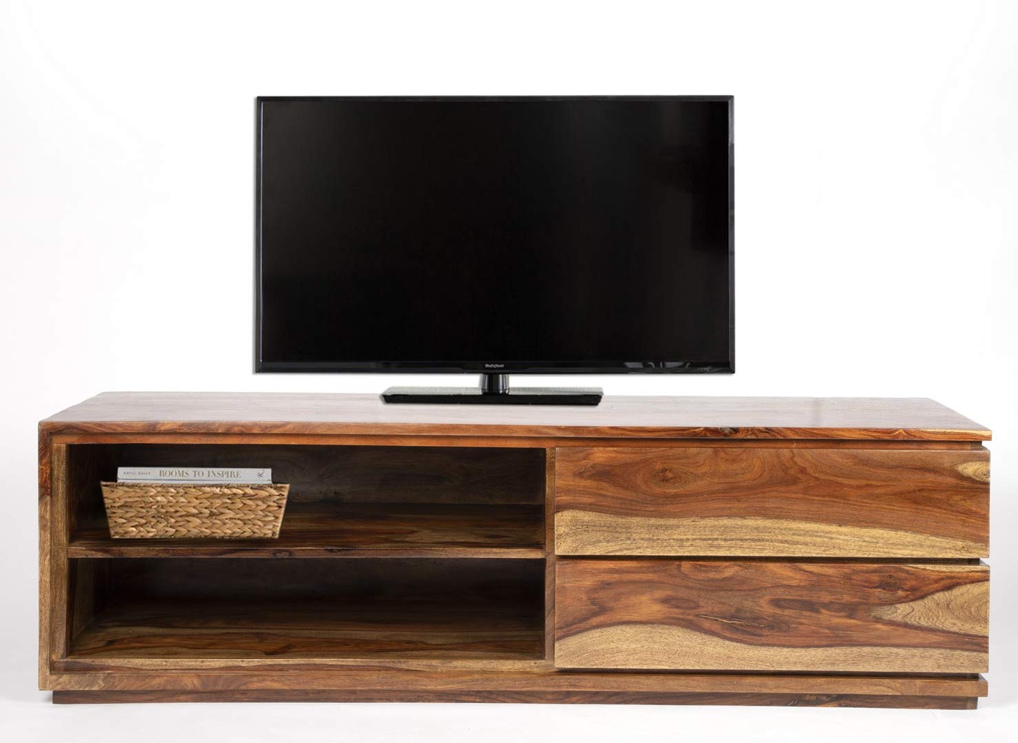 Ikiriya CABW04 Solid Sheesham Wood TV Unit/TV Stand/TV Amazon.in Electronics
